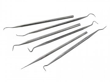 Picks and Hook Set Stainless Steel 6 Piece