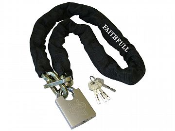 1 Metre Heavy-Duty Chain and Padlock