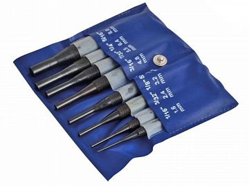 Pin Punch Set 8 Round Head