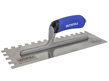 Prestige Stainless 10mm Notched Trowel 330 x 115mm