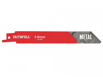 Sabre Saw Blades (5) Metal 14tpi 150mm