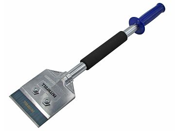 All Metal Heavy-Duty Long Handle Scraper 100mm