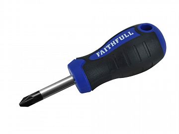 Soft-Grip Screwdrivers Pozidriv Stubby