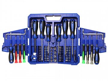 Screwdriver and Bit Set - 63 Piece