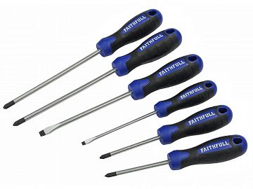 Soft-Grip Screwdrivers 6 Piece Set