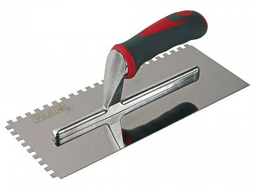 Soft-Grip Notched Wall Trowel Stainless Steel