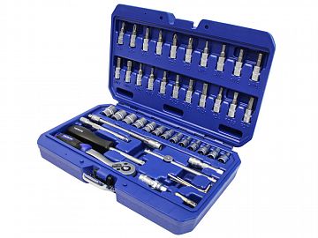 Socket Set - 46 Piece 4-14mm - 1/4in SqDr