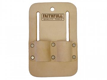 Double Scaffold Spanner Holder (Belt Fitting) - Tan Leather