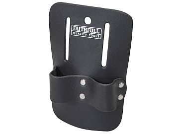 Double Scaffold Spanner Holder (Belt Fitting) - Black Leather