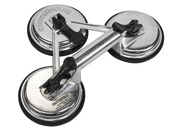 Ventouse Power Lifter aluminium Premium 3 ventouses - 180kg