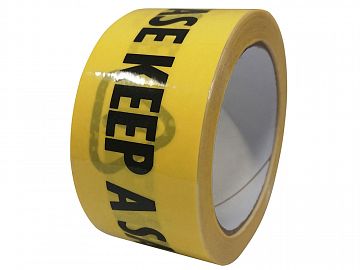 Self-Adhesive Laminated Hazard Tape - Safe Distance Lane Marker