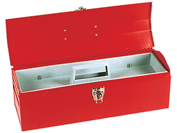 Metal Barn Tool Box 48cm 19in Ideal For The Professional Tradesman FAITBB19 