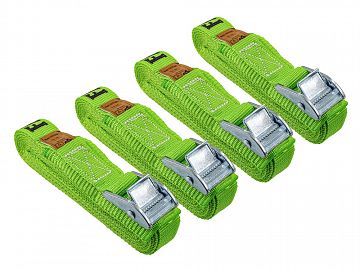 Cam Buckle Tie Downs 5M x 25mm - Set of 4