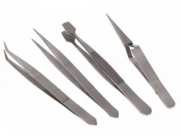 Tweezer Set 4 Piece