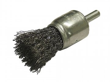 Wire End Brush 25mm x 6mm Shank