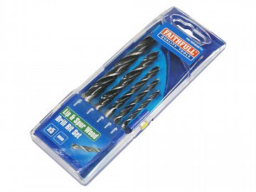 Lip and Spur Wood Drill Bit Set (x5)