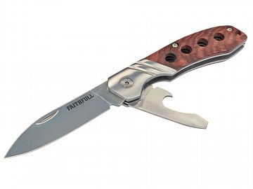 Twin Blade Knife - 63mm Stainless Steel Blade