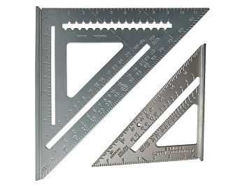 Quick Roofing Square Set - Aluminium - 7in & 12in (imperial only)