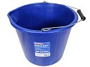 Faithfull Builders Industrial Bucket 14 Litre Blue 1