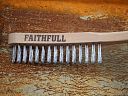 Faithfull Lightweight Scratch Brush Two Row 1