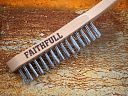 Faithfull Lightweight Scratch Brush Two Row 2