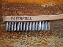 Faithfull Lightweight Scratch Brush Three Row 4