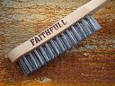 Faithfull Lightweight Scratch Brush Four Row 6