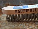 Faithfull Lightweight Scratch Brush Four Row 7