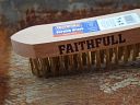 Faithfull Brass Wire Scratch Brush Four Row 5