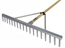 Aluminium Landscape Rake with Handle