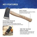 Faithfull Hatchet FSC Hickory Shaft 567g (1.1/4lb) 3