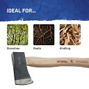 Faithfull Hatchet FSC Hickory Shaft 567g (1.1/4lb) 5