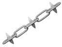 Galvanised Spike Chain 5M Box x 6mm