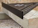 Faithfull Prestige Quick Roofing Square Black Aluminium - 12in (imperial only) 1