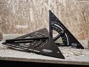 Faithfull Prestige Adjustable Quick Roofing Square Black Aluminium 180mm (7in) 8