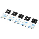 Cable Tie Mount Pad (10) Black 28x28mm