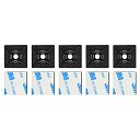 Faithfull Cable Tie Mount Pad (10) Black 28x28mm 1