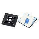 Faithfull Cable Tie Mount Pad (10) Black 28x28mm 2