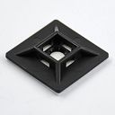 Faithfull Cable Tie Mount Pad (10) Black 28x28mm 4