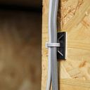 Faithfull Cable Tie Mount Pad (10) Black 28x28mm 7