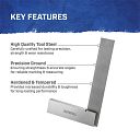 Faithfull Engineers Steel Try Square Set - 4 Piece 3