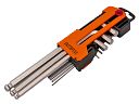 Hex Key Set of 9 - Metric Long Arm Ball End Satin