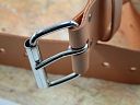 Faithfull Heavy-Duty Leather Belt 45mm Wide 2