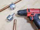 Faithfull 15 & 22mm External Pipe Cleaners - Hex Shank - Twin Pack 1