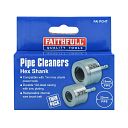 Faithfull 15 & 22mm External Pipe Cleaners - Hex Shank - Twin Pack 3