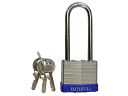 Laminated Steel Padlock Long Shackle