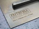 Faithfull Prestige Stainless Pre-Worn Plastering Trowel 350 x 120mm 1