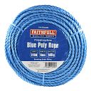 Faithfull Blue Poly Rope Coil 4