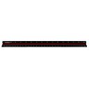 Faithfull Prestige Tri-Scale Architect Rule Black Aluminium 300mm 7