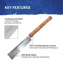 Faithfull Back Pull Saw - 240mm  3